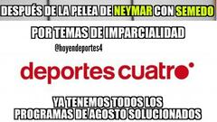 Los memes de la pelea de Neymar y Semedo