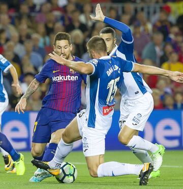 Jugada del gol 1-0 de Leo Messi