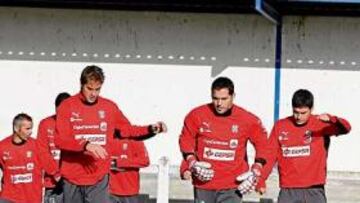 <b>REENCUENTRO. </b>Los pupilos de Oltra apuran sus últimas horas de descanso antes de volver al trabajo.