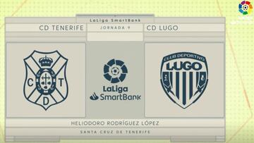 Resumen del Tenerife vs. Lugo de LaLiga SmartBank