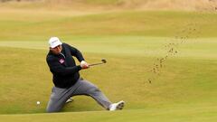 Acrobacias en el viejo Old Course de St. Andrews