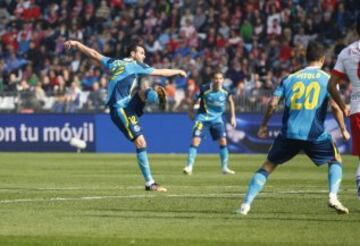 Iborra marca el 0-1.