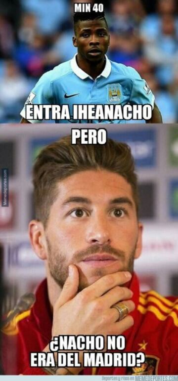 Los memes más divertidos del Manchester City vs Real Madrid