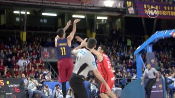 Triplazo de Juan Carlos Navarro para hacer historia en la ACB