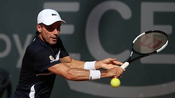 Tennis - ATP 500 - Hamburg European Open - Am Rothenbaum, Hamburg, Germany - September 22, 2020  Spain&#039;s Roberto Bautista Agut in action during his first round match against Georgia&#039;s Nikoloz Basilashvili  REUTERS/Cathrin Mueller