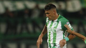 Diego Braghieri durante el partido entre Nacional y Huila por Liga Águila I-2018