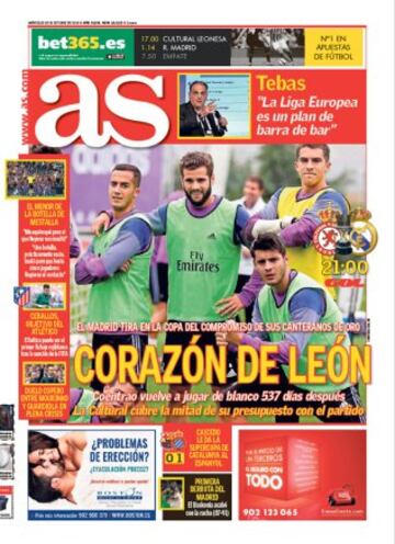 Las portadas de AS de octubre