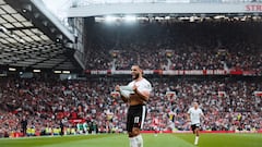 What is Mohamed Salah’s record against Manchester United? Games, goals, assists, wins…