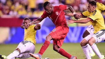Colombia y Perú empataron a un gol en septiembre de 2015
