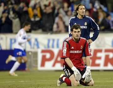 Semifinales de Copa en 2006. El Zaragoza venía de eliminar a Atlético en octavos y al Barça en cuartos y en la ida en La Romareda ganó 6-1 al Real Madrid. En la vuelta el conjunto blanco ganó 4-0 y casi voltea la eliminatoria.