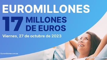 Euromillones: comprobar los resultados del sorteo de hoy, viernes 27 de octubre