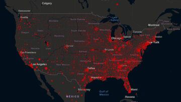 California se mantiene como el epicentro de la pandemia en USA al superar los 730 mil infectados. La cuenta en Estados Unidos es superior a los 6.2 millones.