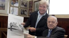 Ángel Nieto y el fallecido Pablo Arranz 'Cauca' con la famosa foto de 1971.