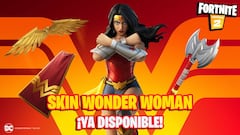 Fortnite: skin Wonder Woman ya disponible; precio y contenidos