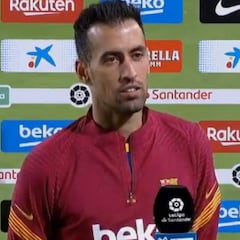 Busquets: "No queramos correr mucho con Ansu"