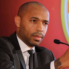 Henry, presentado: "Wenger y Guardiola son mis referencias"