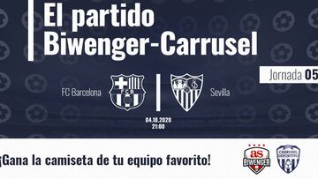 ¡Gana la camiseta de tu equipo con El Partido Biwenger-Carrusel!