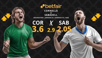UE Cornellà vs. CE Sabadell: horario, dónde ver, pronósticos y clasificación