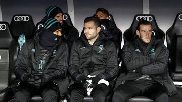 10/02/18 PARTIDO PRIMERA DIVISION
REAL MADRID - REAL SOCIEDAD
ISCO CASEMIRO NACHO BALE SUPLENTE BANQUILLO