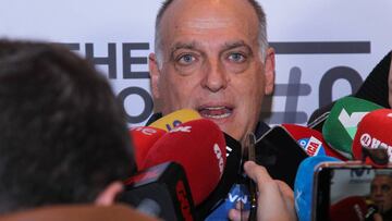 Tebas, sobre el partido en Miami: "Espero que el juez nos dé la razón"