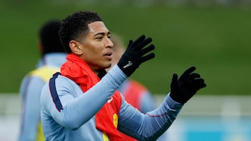 Bellingham made his Real Madrid return in the derby win over Atlético but won’t be used by Thomas Tuchel against Uruguay.