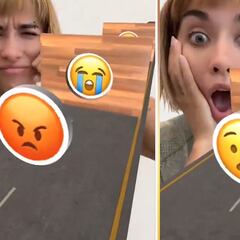 El trend viral de María Becerra: arrasa imitando las caras de los emojis