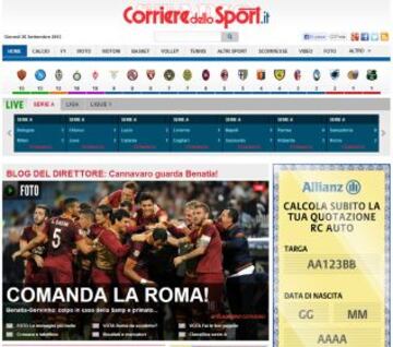 Portadas de la prensa extranjera