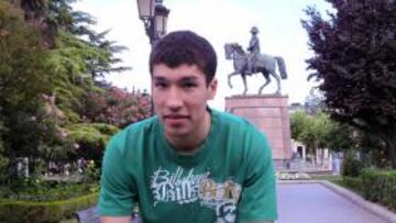 Alex Dujsebaev, en Logroño.