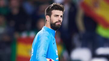 Piqué, en del Betis-Barcelona