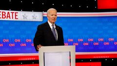 U.S. President Joe Biden attends the first presidential debate hosted by CNN in Atlanta, Georgia, U.S., June 27, 2024. REUTERS/Marco Bello
