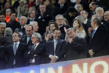 Josep María Bartomeu, y Francisco Martín.