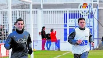 <b>GARANTÍA. </b>Luis Prieto, Marcos y Pedro López , junto a García Calvo, son la defensa que más partidos termina sin encajar un gol.