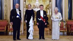 Juan Manuel Santos visita a la Reina Isabel II