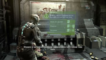 La jugabilidad de Dead Space se centra en amputar los miembros de los necromorfos; el propio juego hace énfasis en esto reiteradas veces