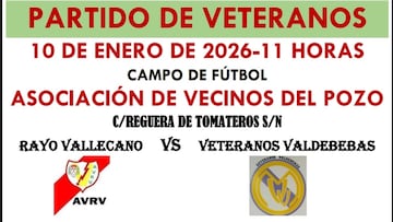 Los veteranos del Rayo se citan con la solidaridad