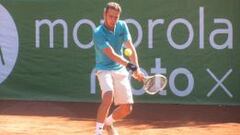 Sáez no pudo pasar del debut en el cuadro principal de Genova