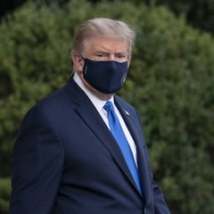 Donald Trump fue tratado con oxígeno y esteroides