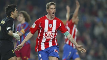 Fernando Torres marc&oacute; dos goles en la &uacute;ltima victoria del Atl&eacute;tico en el Camp Nou. 