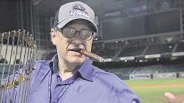 <b>NO ES UN SUEÑO. </b>Jerry Reinsdorf, campeón en Houston: "Espero que no sea un sueño". No lo era.