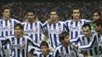 <b>EL ÚLTIMO ONCE. </b>La formación de la Real Sociedad en su última visita al Calderón, el 25 de noviembre de 2006.