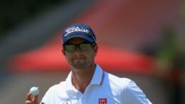 Adam Scott continúa al frente tras el Abierto de EEUU