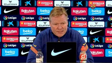 Koeman: "No se puede perder ni un partido más si queremos LaLiga"