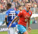 Carbonero: pase gol en derrota de Sampdoria ante Napoli