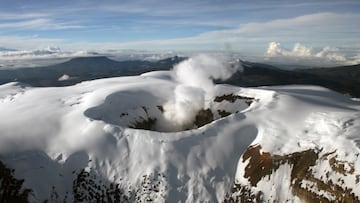 Actividad volcán Nevado del Ruiz