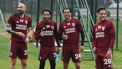 River se sigue entrenando en doble turno sin Quintero