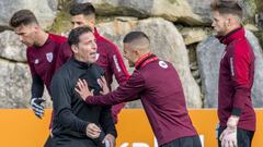 Berizzo con Guruzeta