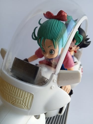 Goku y Bulma de 'Dragon Ball' en moto por Banpresto