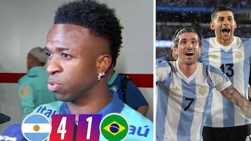 La frase de Vinicius que ha dejado a toda Argentina sorprendida: atentos a su contundencia