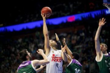 Felipe Reyes, Will Thomas y Fran Vázquez.