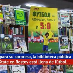 Rusia sorprende con una biblioteca dedicada al fútbol
